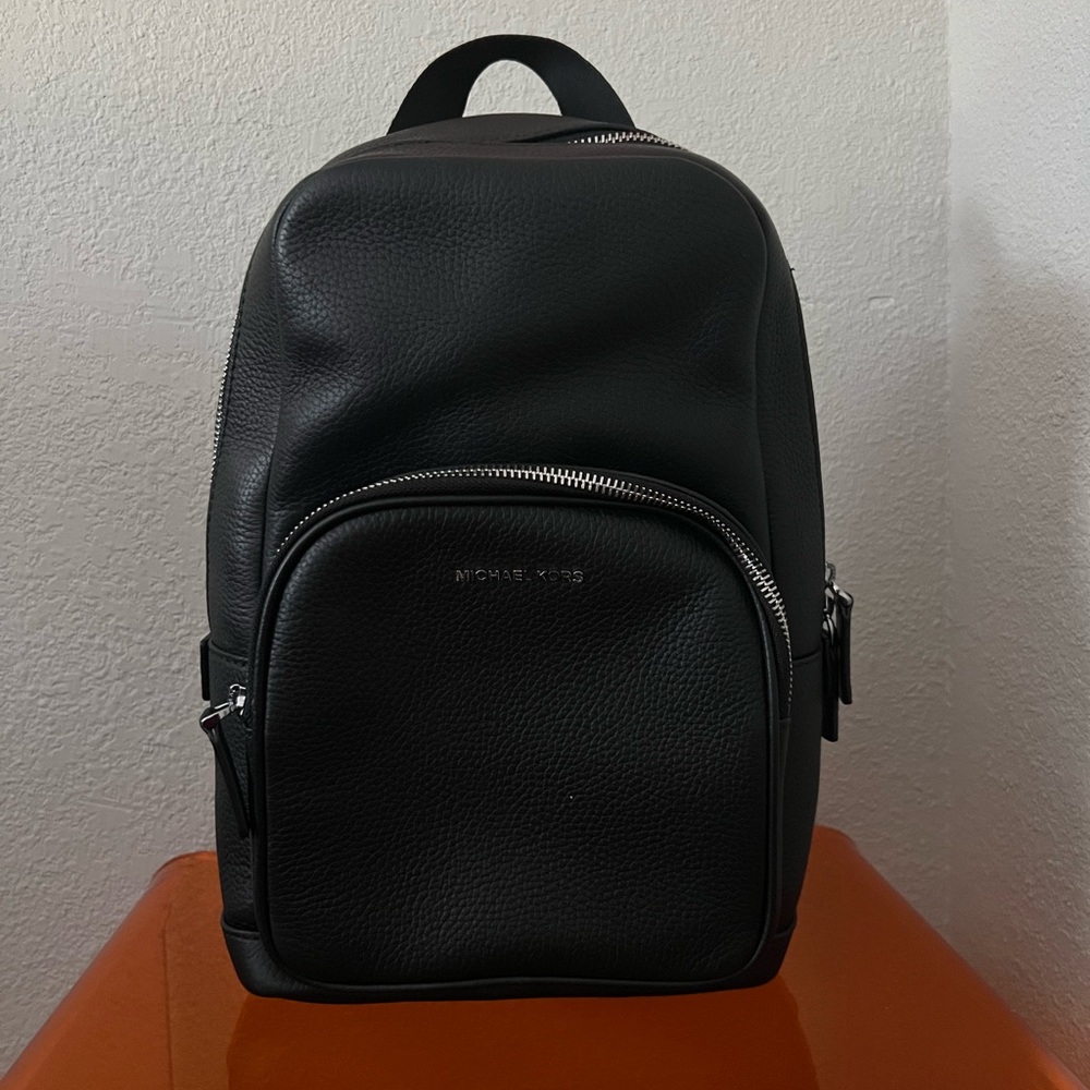 Michael Kors Black Backpack with Classic Design